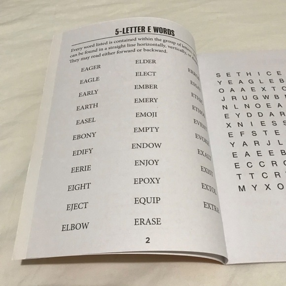 📚3/$35 NEW Brain Games Merriam Webster's Word Search Large Print Book - Picture 3 of 3